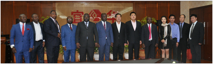 加深友谊 促进合作——加蓬共和国首都利伯维尔市代表团到访宜华